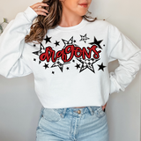 Dragons Retro Star DTF Print