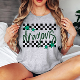 Dragons Checker Star DTF Print