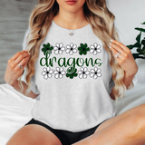 Dragons Daisy Row DTF Print