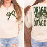 Dragons Matching Stacked Camo Greens DTF Print