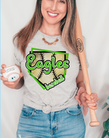 Dirty Eagles Baseball DTF Print