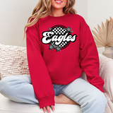 Eagles Checker Mascot DTF Print