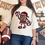 Eagles Football Girl DTF Print