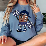 Eagles Football Girl DTF Print