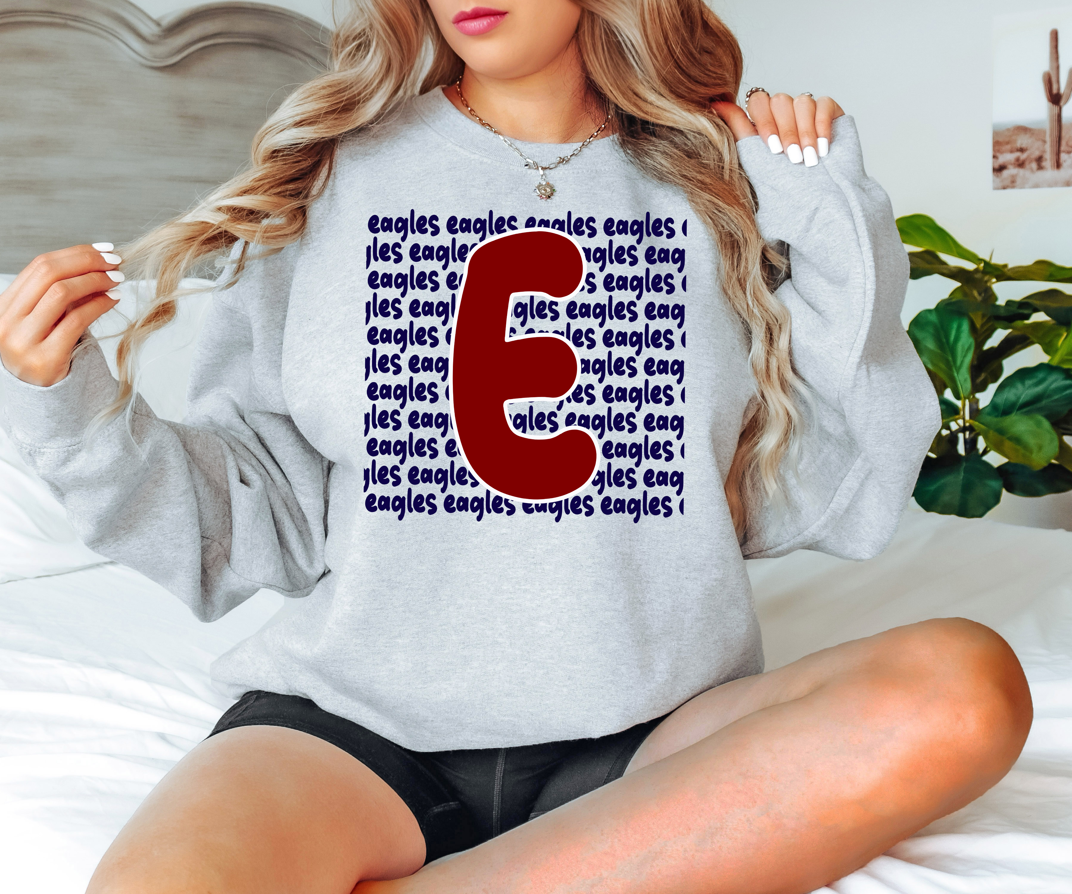 Eagles Funky Repeat DTF Print