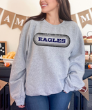 Eagles Oval Retro DTF Print