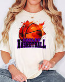 Eagles Splash Basketball DTF Print