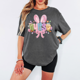 Faux Yarn Easter Nurse DTF Print