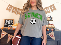 East Hamilton Soccer Arch Distressed DTF Print