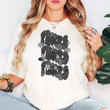 Foxes Electric Repeat DTF Print