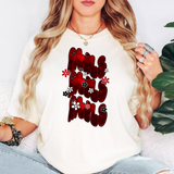 Owls Electric Repeat DTF Print