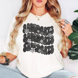 Sabercats Electric Repeat DTF Print