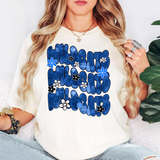 Wildcats Electric Repeat DTF Print