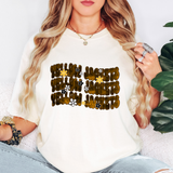 Yellow Jackets Electric Repeat DTF Print