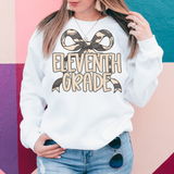 Eleventh Grade Grey Camo Bow DTF Print