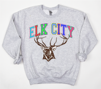 Rainbow Elk City DTF Print