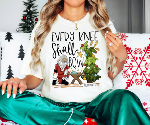 Every Knee Shall Bow DTF Print