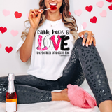 Faith Hope and Love DTF Print