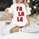 Fa La La glitter effect DTF Print