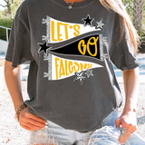 Falcons Lets Go Star Banner Trio DTF Print
