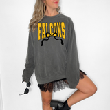 Falcons Team Arch with Bow DTF Print