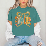 Coquette Watercolor Fall Ribbon DTF Print