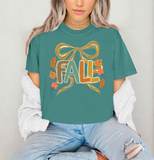 Coquette Watercolor Fall Ribbon DTF Print