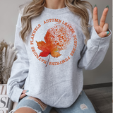 Fall Breaking Leaf DTF Print