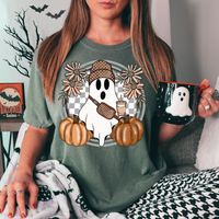 Fall Checker Ghost DTF Print