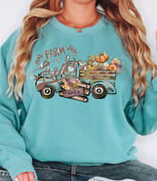 Farm Fresh Fall Truck DTF Print