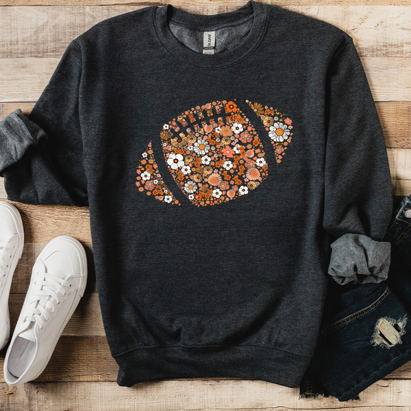 Fall Floral Football DTF Print
