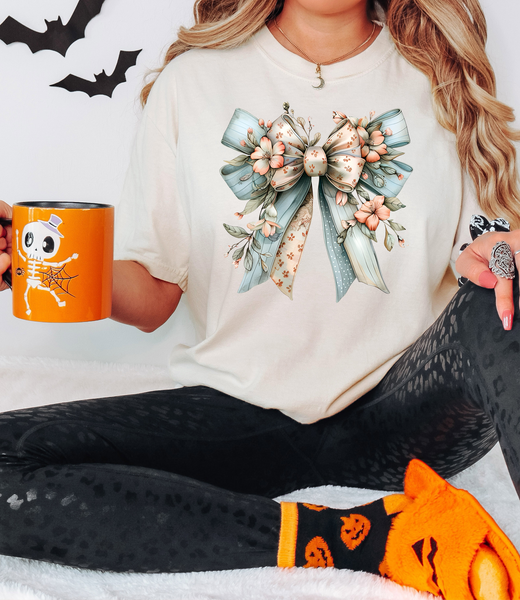 Fall Layered Bow DTF Print