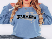 Farmers Bustin Ours to Feed Yours DTF Print