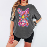 Faux Yarn Easter Bunny DTF Print