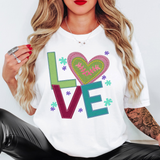 Felt Love DTF Print