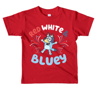 Red White and Bluey DTF Print