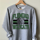 Classic Hometown Fleming Wildcats DTF Print