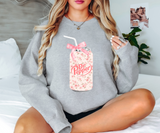 Coquette Floral Soda DTF Print