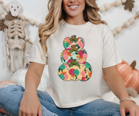 Floral Pumpkin Trio DTF Print