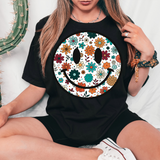 Floral Circle DTF Print