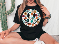 Floral Circle DTF Print