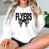 Flyers Coquette Checker Bow DTF Print