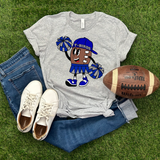 T-Birds Football Girl DTF Print