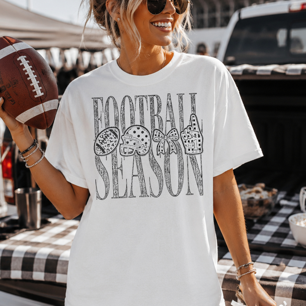 Football Season Screen Print Transfer