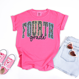Back to School Retro Grade Level DTF Print