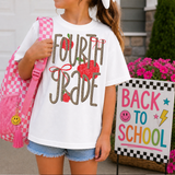 Leopard Apple Stacked Back to School DTF Transfer