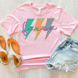Foxes Neon Bolt Trio DTF Print