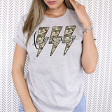 Foxes Camo Bolt Trio DTF Print