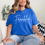 Franklin Script DTF Print