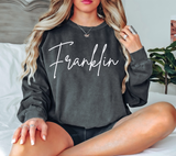 Franklin Script DTF Print